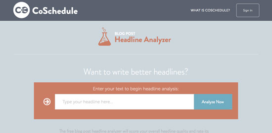 free facebook marketing tools coschedule headline analyzer for your fanpage